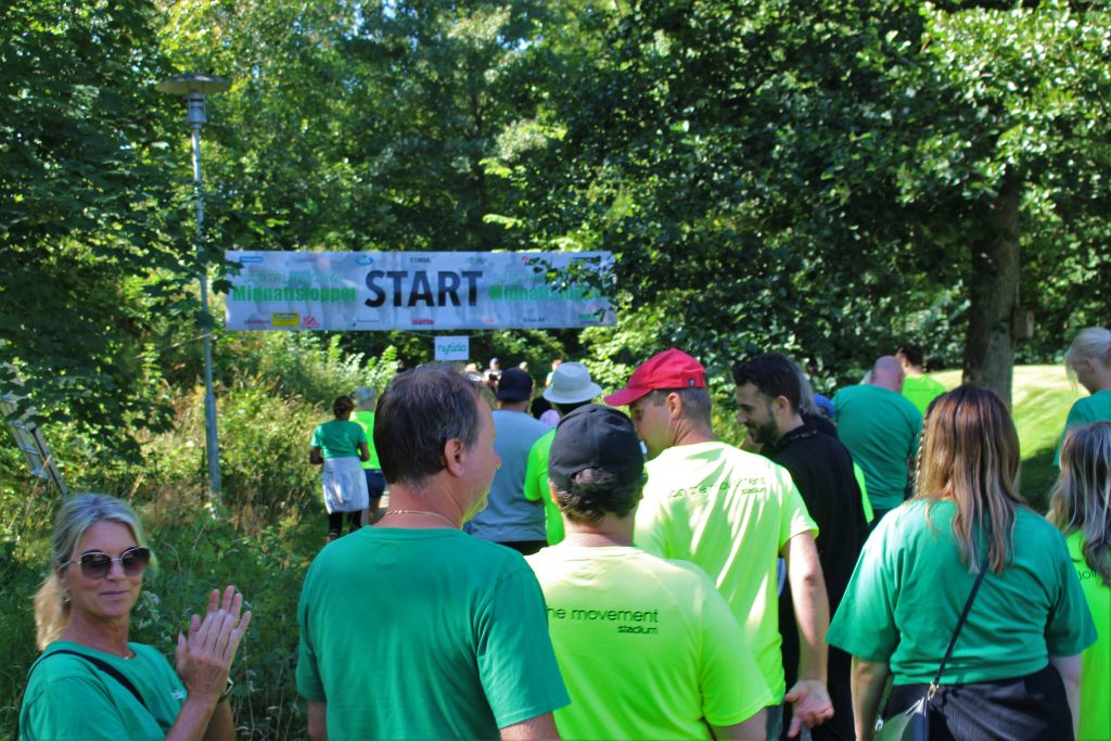 Deltagare startar