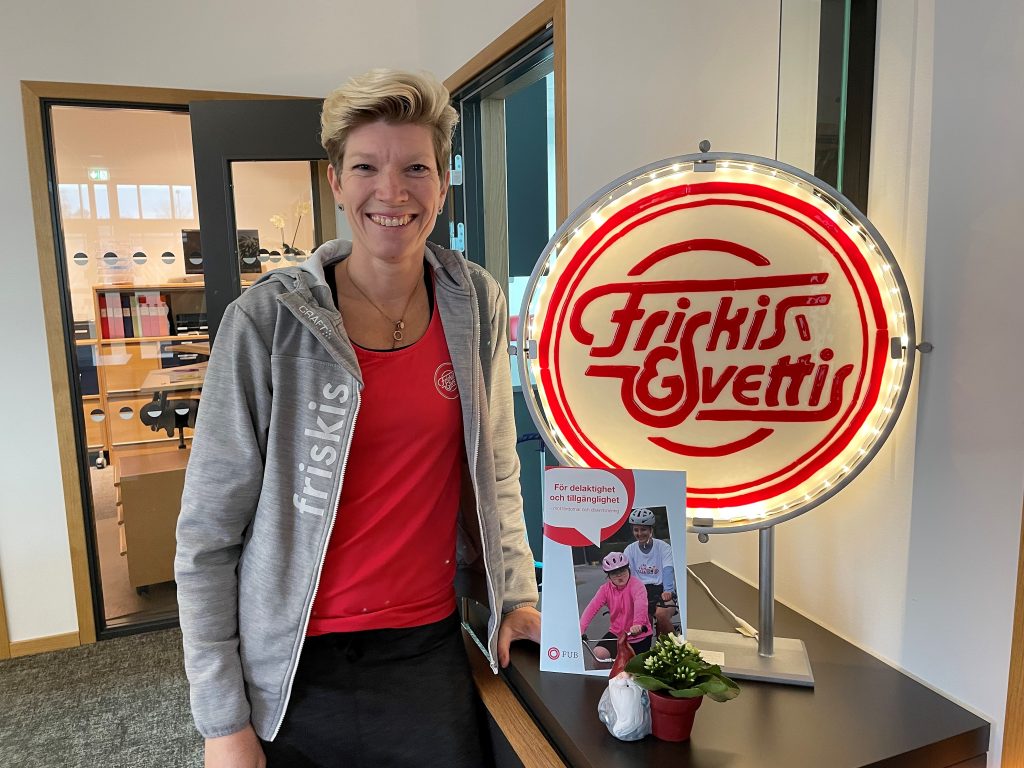 Ann-Charlotte på Friskis
