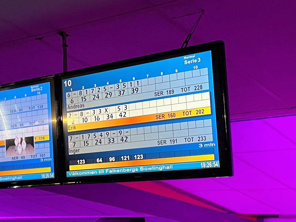 Bowlingresultat