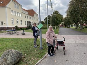 Deltagare på promenad