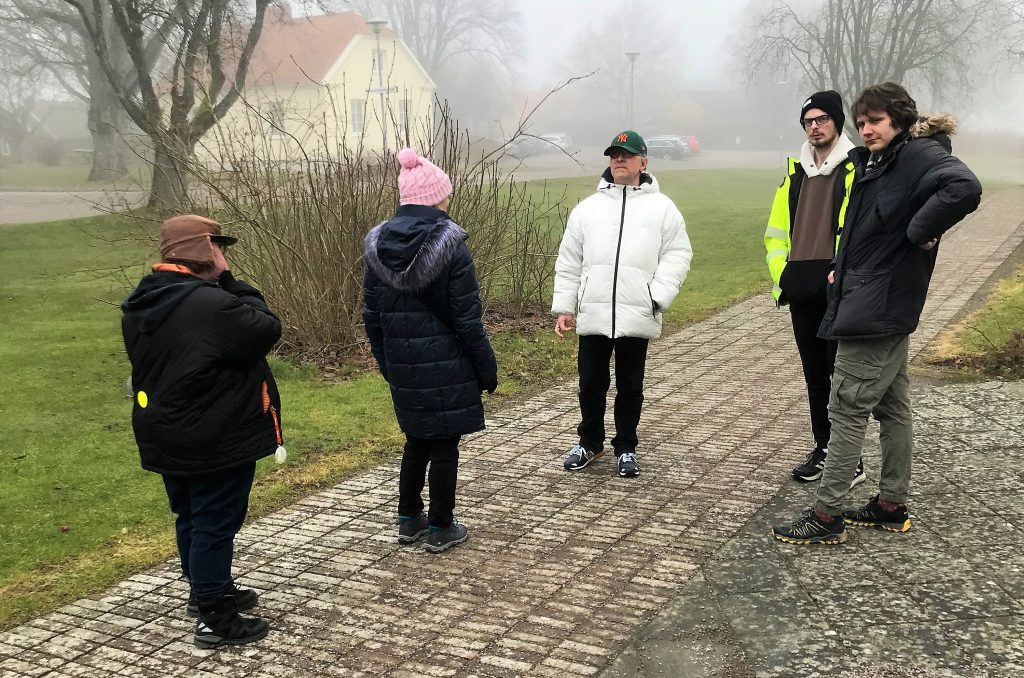 Deltagare som är ute på paus