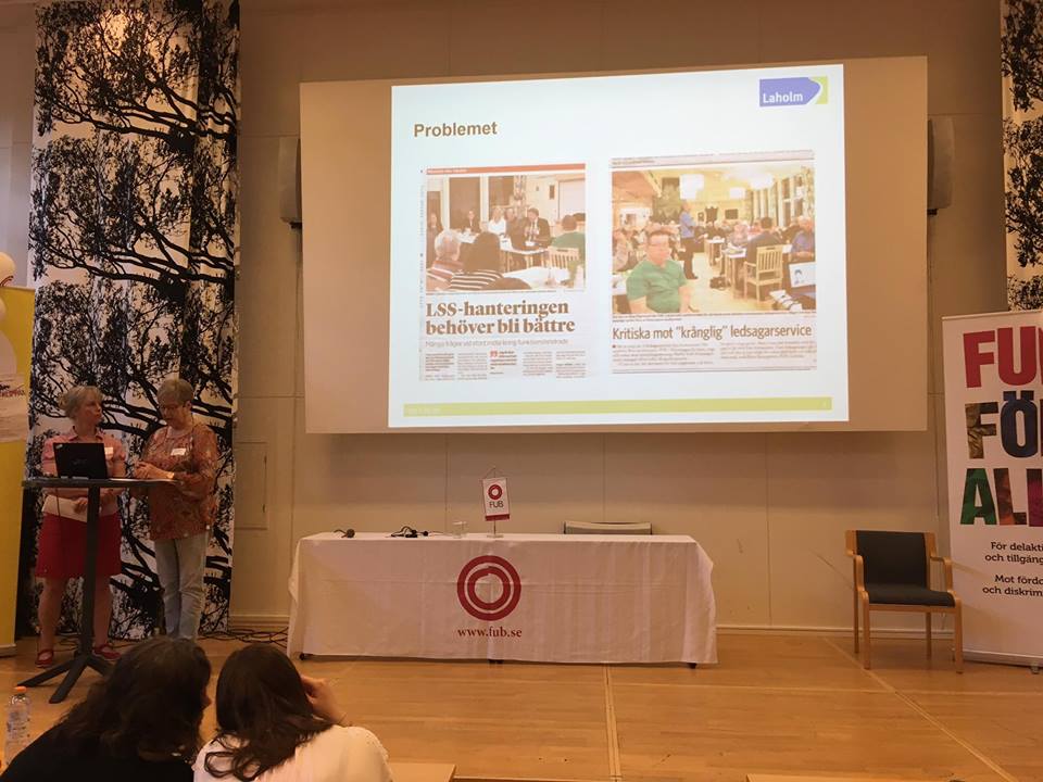 Forum FUB 2017: FUB Laholms Pia Lissner och Eivor Baumgarten