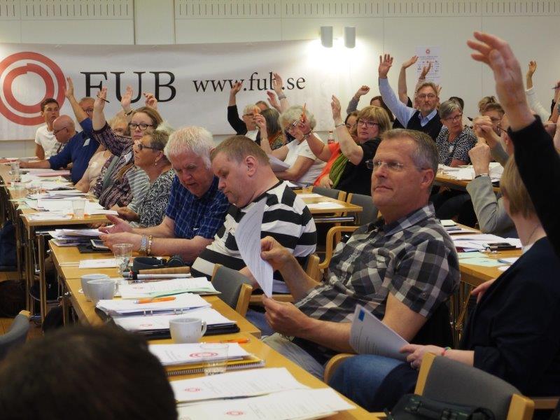 FUBs förbundsstämma 2017 Omröstning.