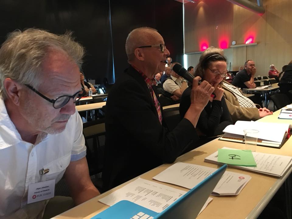 FUB:s förbundsstämma 2018 ombud yttrar sig