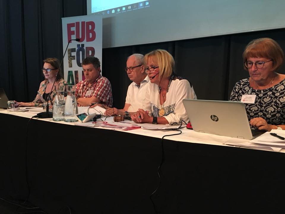 FUB:s förbundsstämma 2018 presidiet