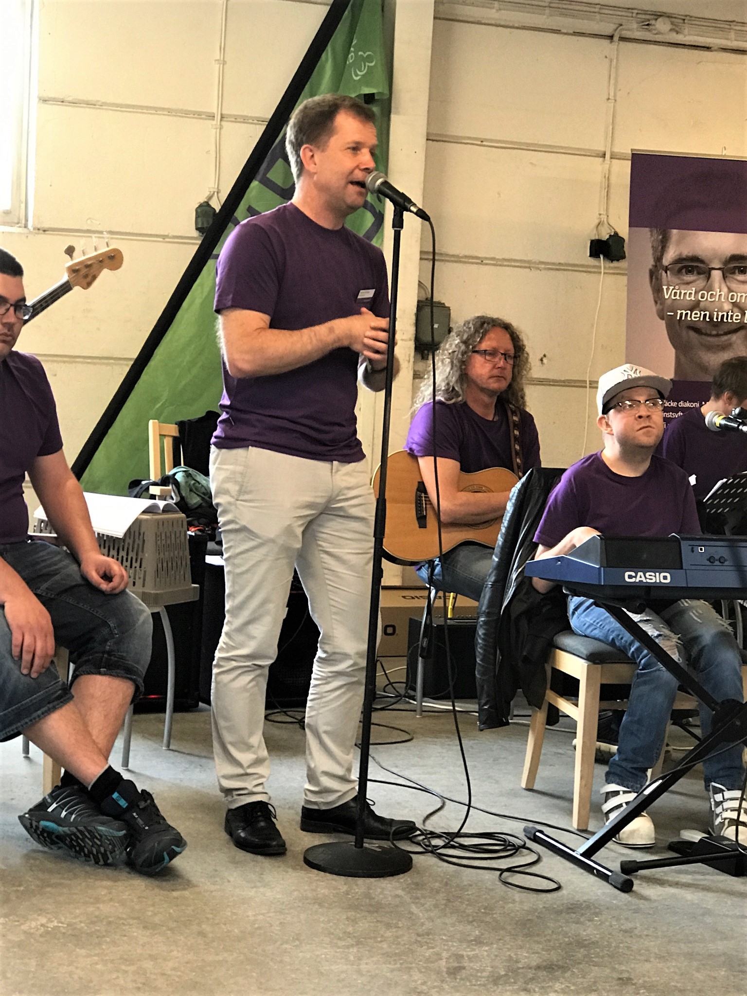 Välkomsttal på Lyckegruppen