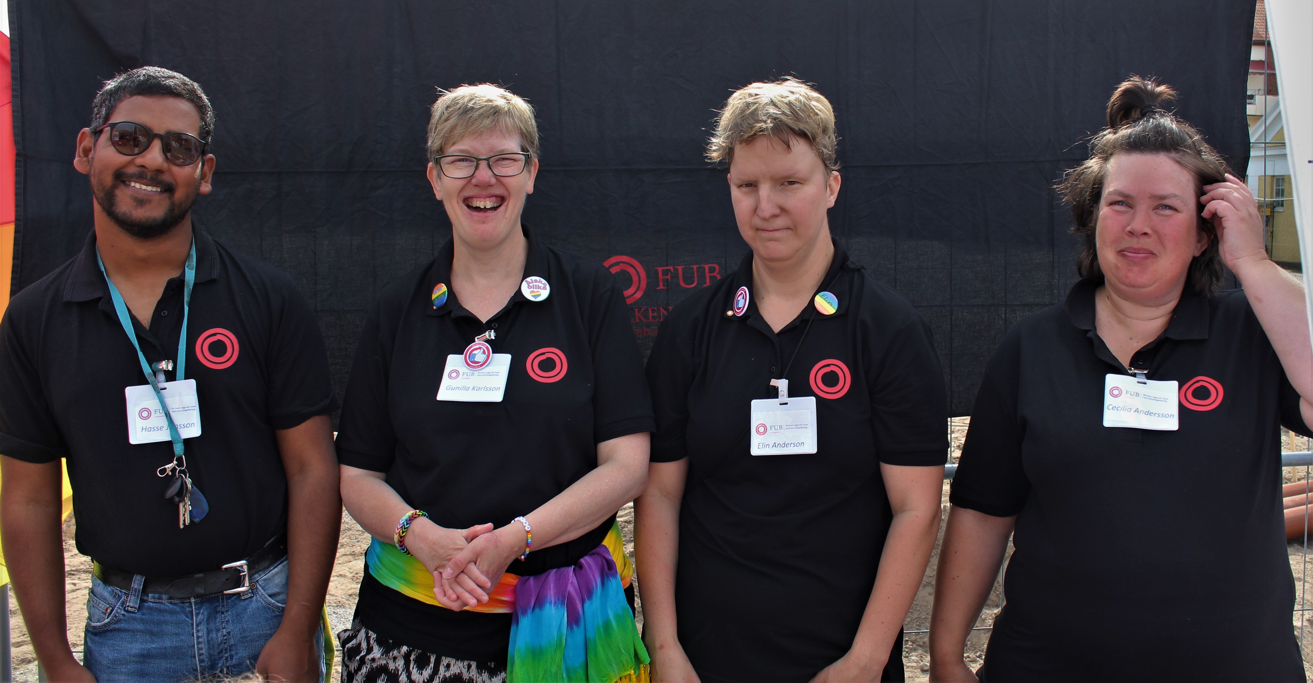 Hasse, Gunilla, Elin och Cecilia