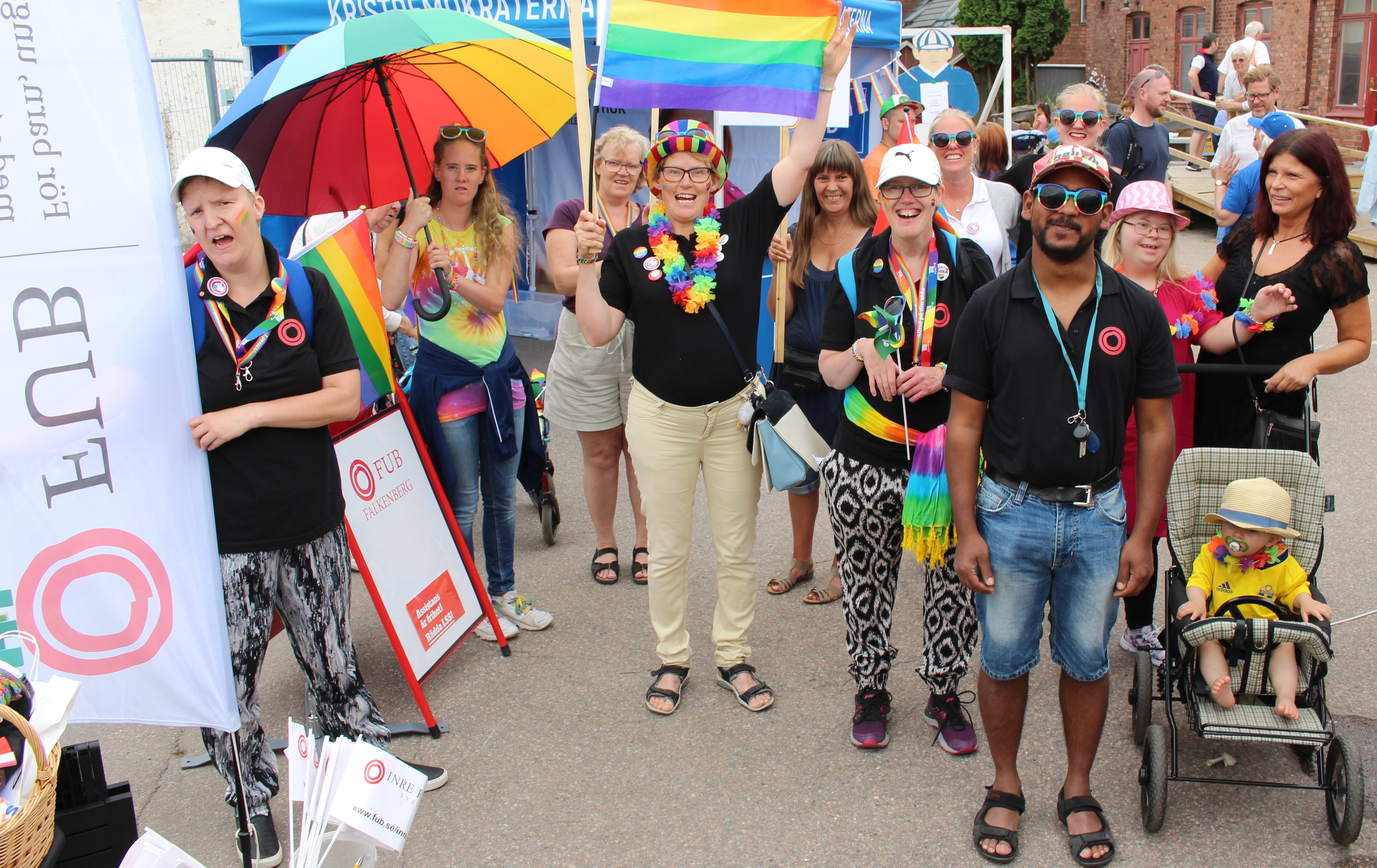 Uppsamling inför paraden