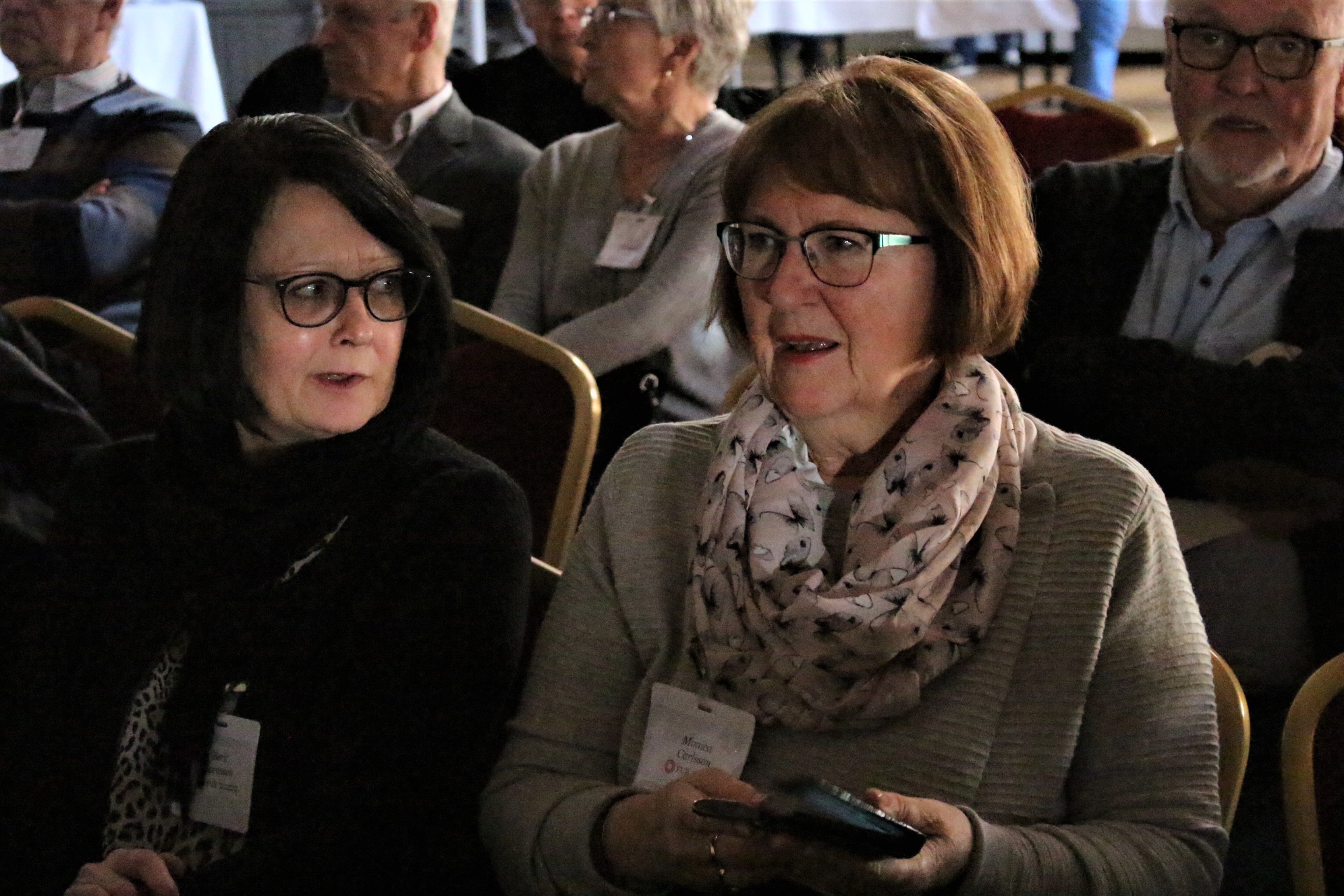 Berit och Monica på LSS dag i Skövde