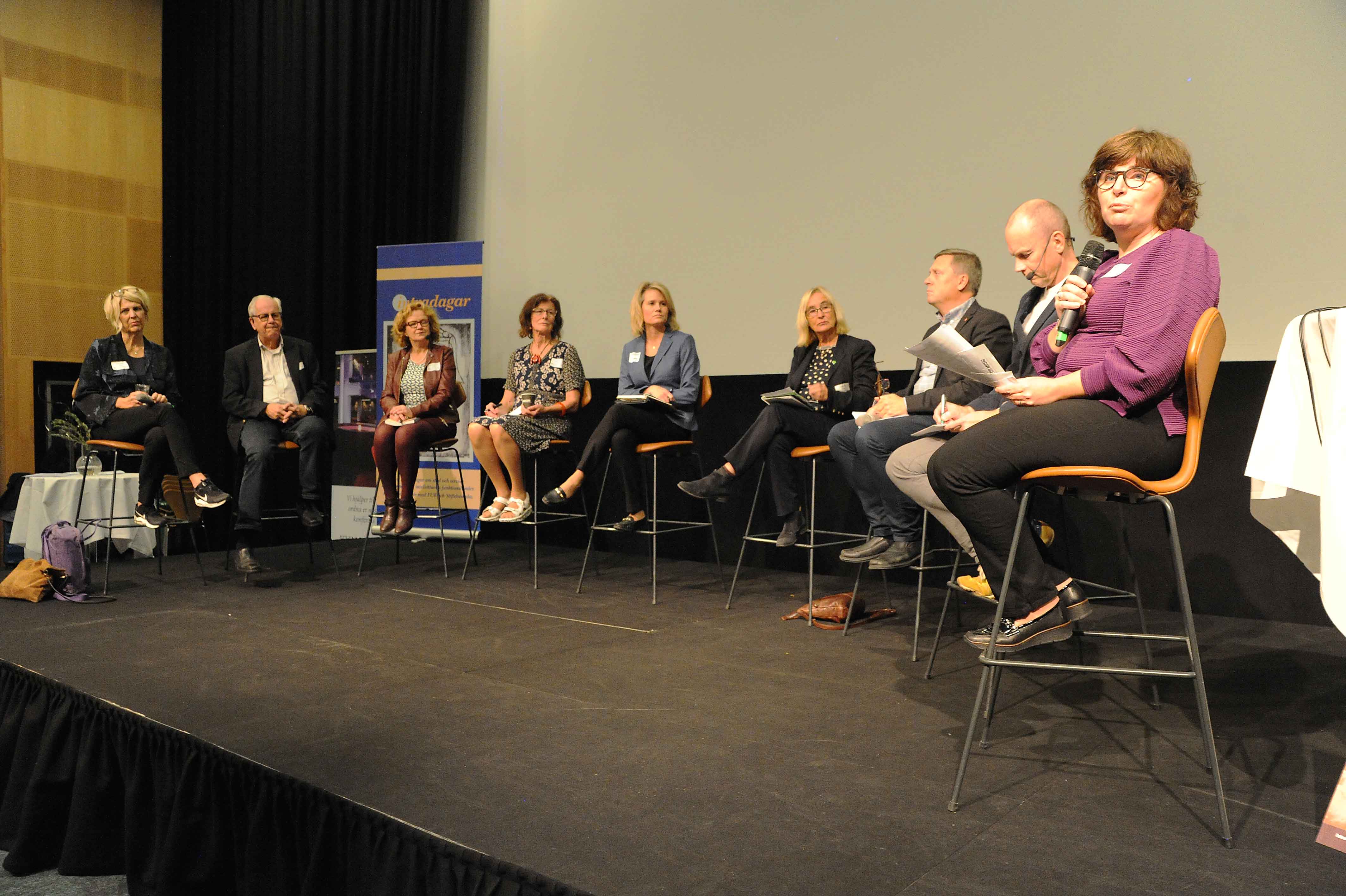 Intradagarna 2018 panel som debatterade LSS foto Magnus Carlstedt