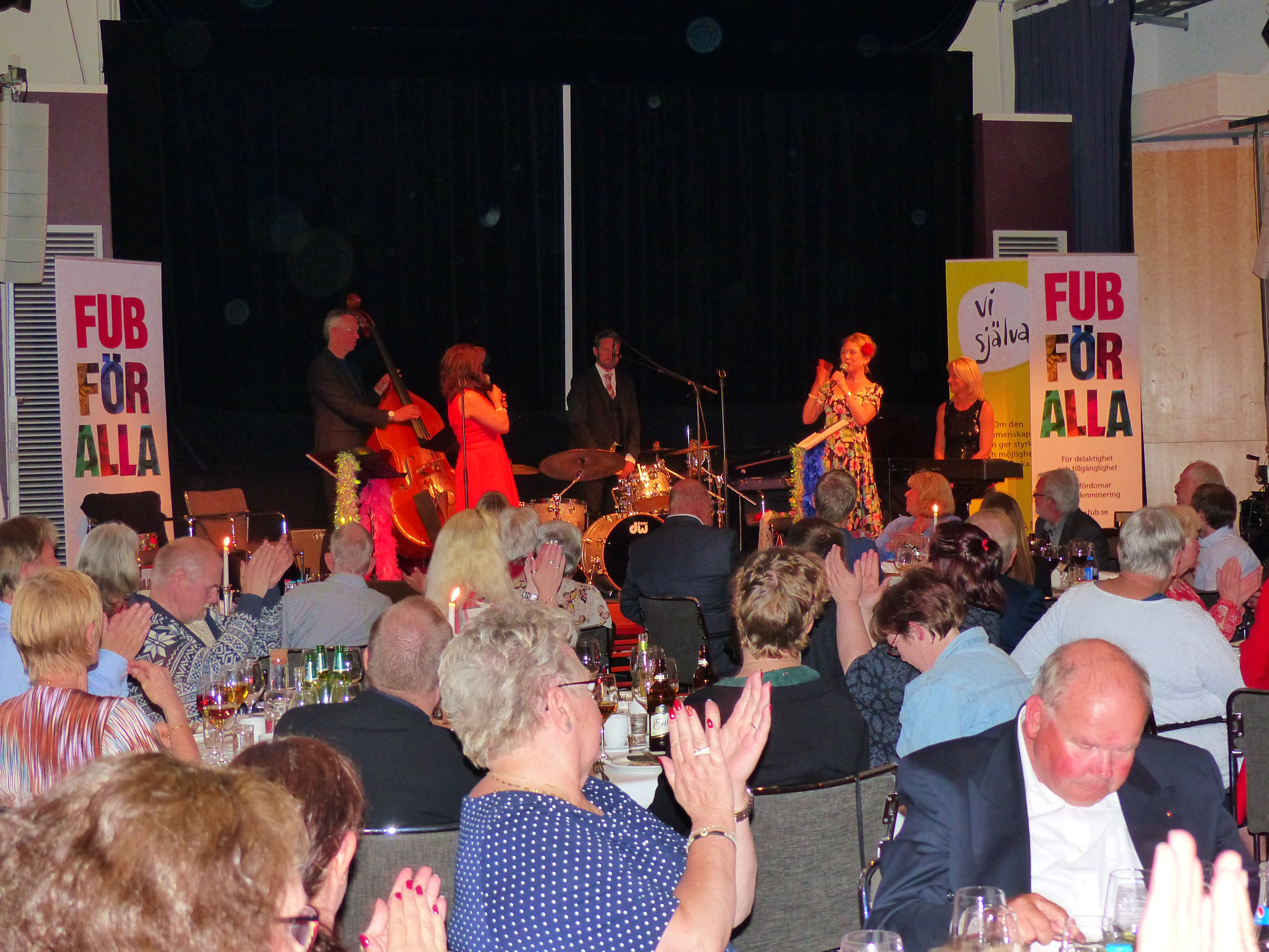 FUB 60 år - underhållning av The Diamonds på festkvällen