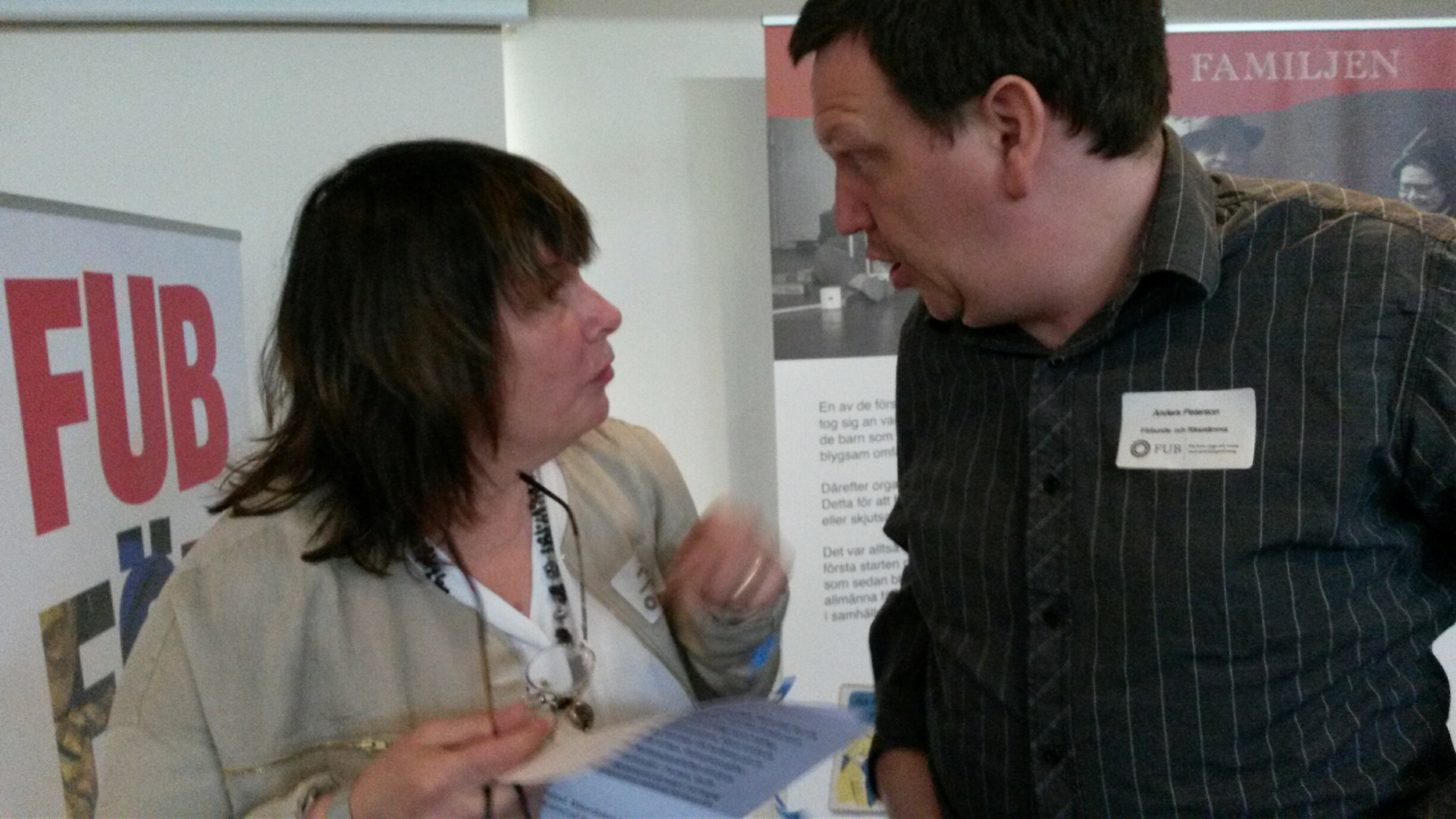 Forum FUB 2016, Judith Timoney och Anders Peterson