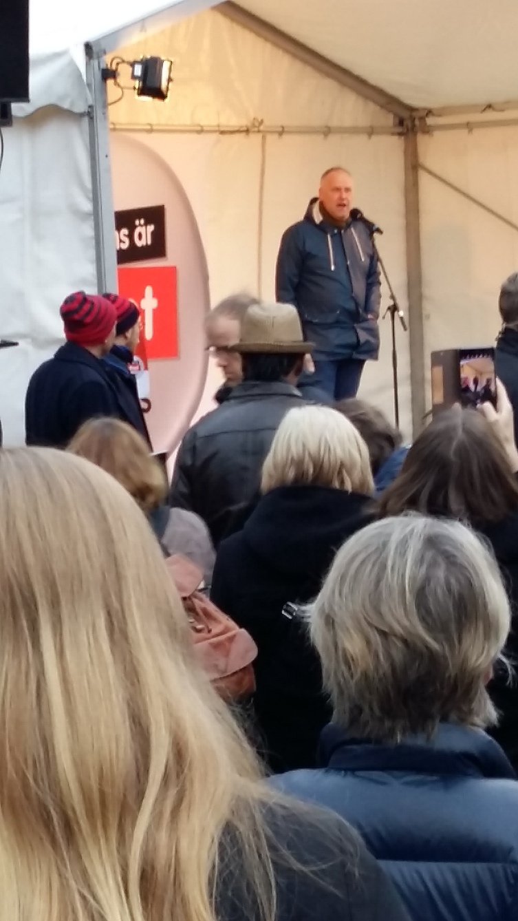 manifestation-jonas sjöstedt
