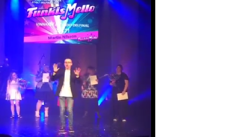 Martin från Falkenberg vinnare i Funkismellon i Jönköping Martin från Falkenberg vinnare i Funkismellon i Jönköping