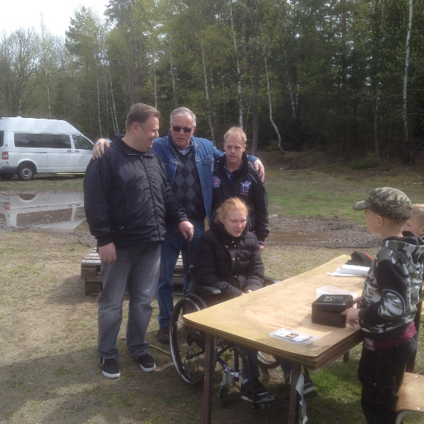 Väranäs jeepåkning anmälan Dag, Christer,Kjell och Josefin