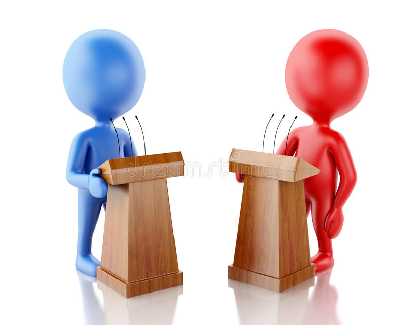 d-people-being-opponents-debate-renderer-image-white-background-74396700