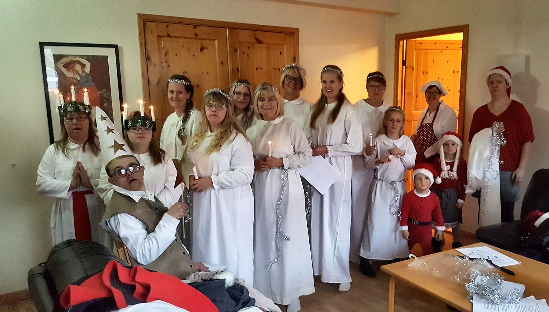 Luciatåg 2018 på väg