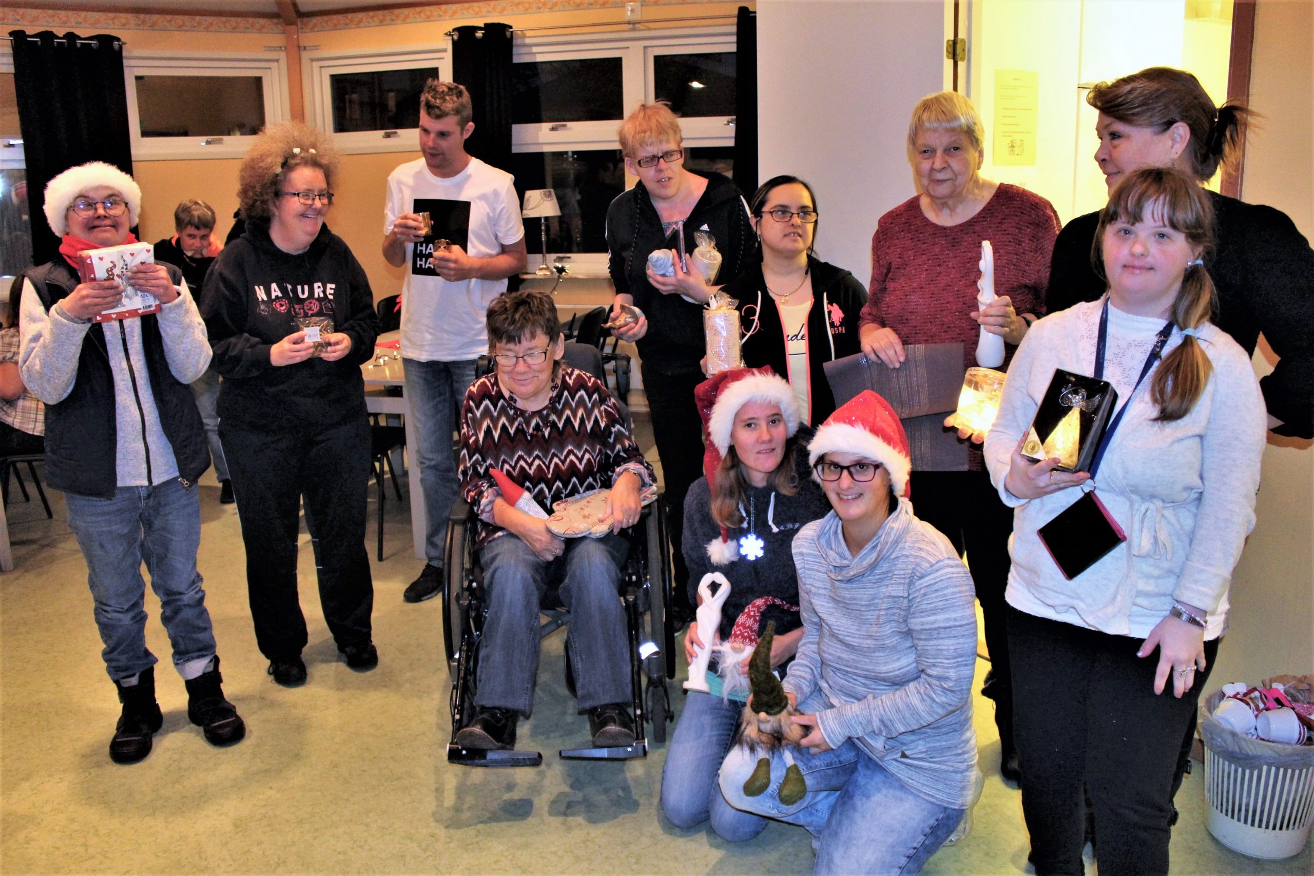 Glada vinnare på julbingo 2016