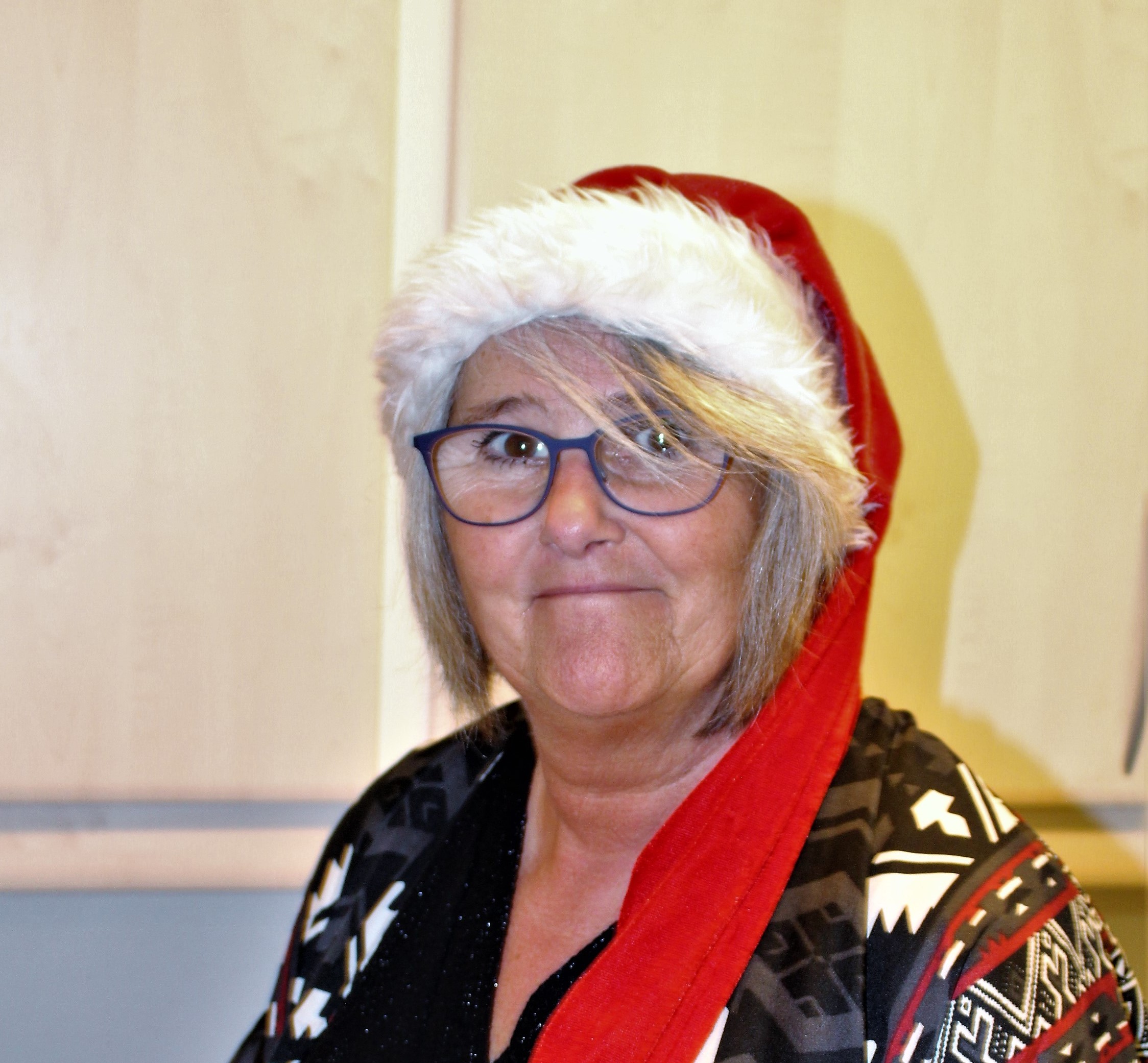 Inger på julfest