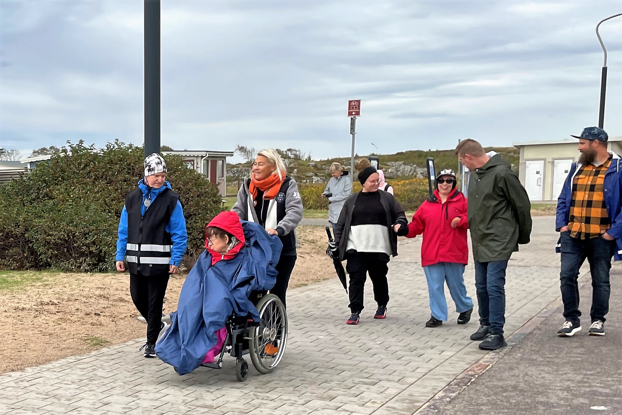 Deltagare på promenad