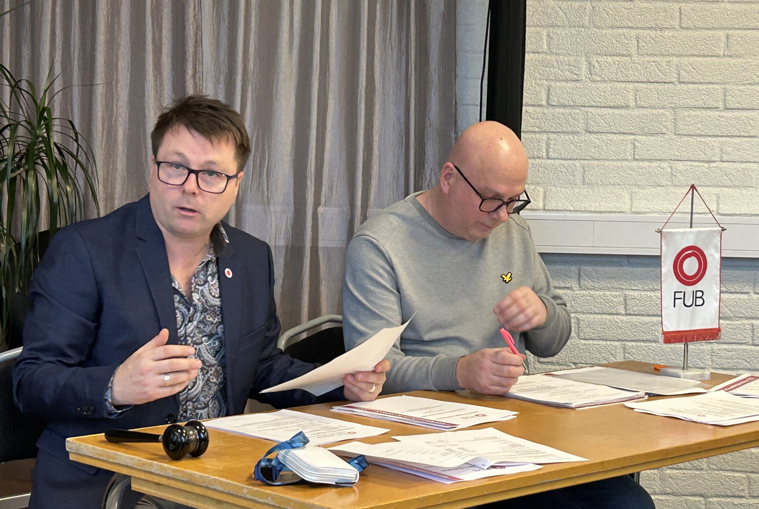 Andreas Persson och Martin Johansson, FUB.