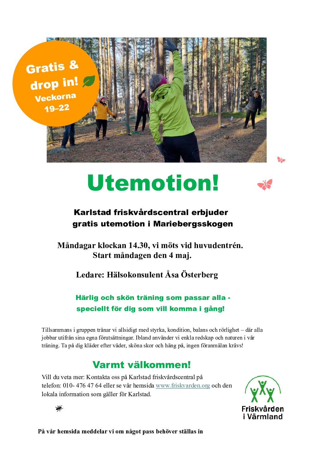Utemotion 2026 Friskvården i Värmland