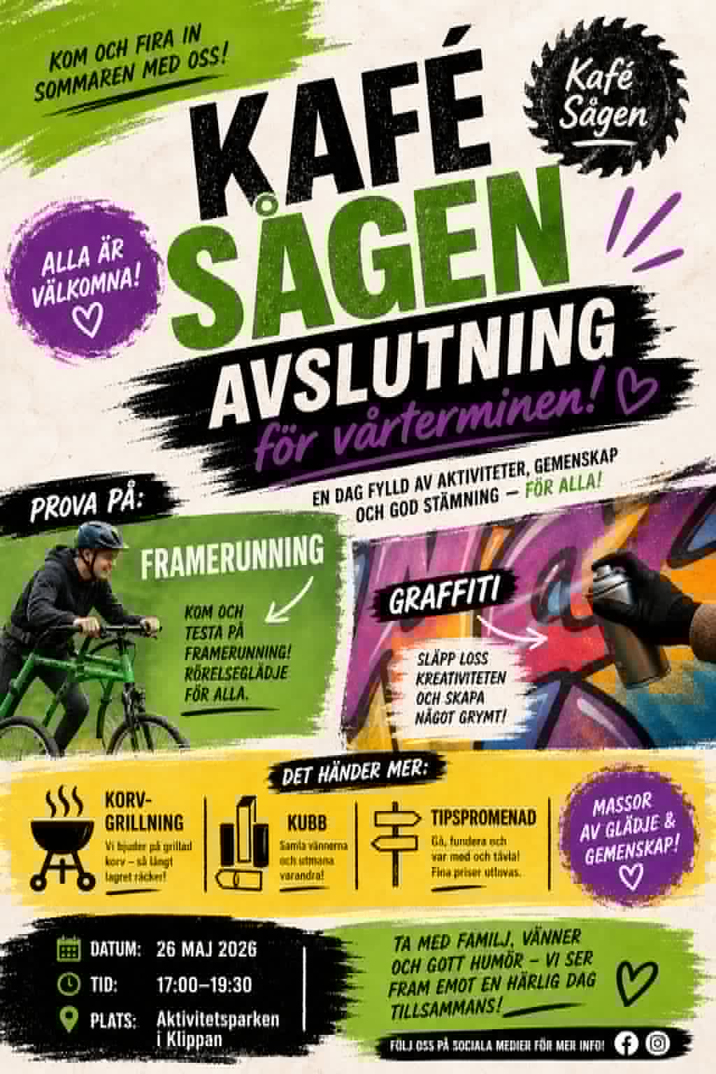 bild avslutning Kafe Sågen våren 2026