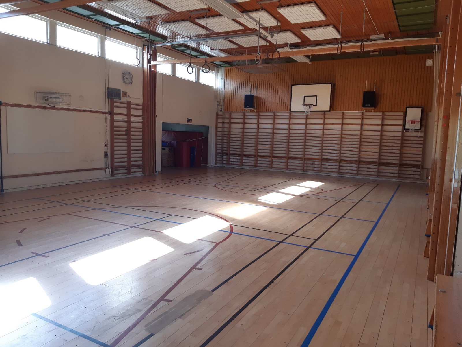 Fontins gymnastiksal - en av de salar som man kan hyra. (Bild från Kungälvs kommuns hemsida.)