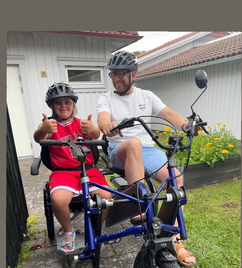 Fina Adelina ger cykeln godkänt!