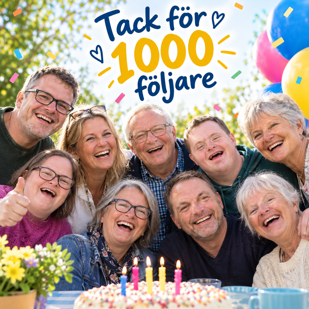 Bild 1000 följare