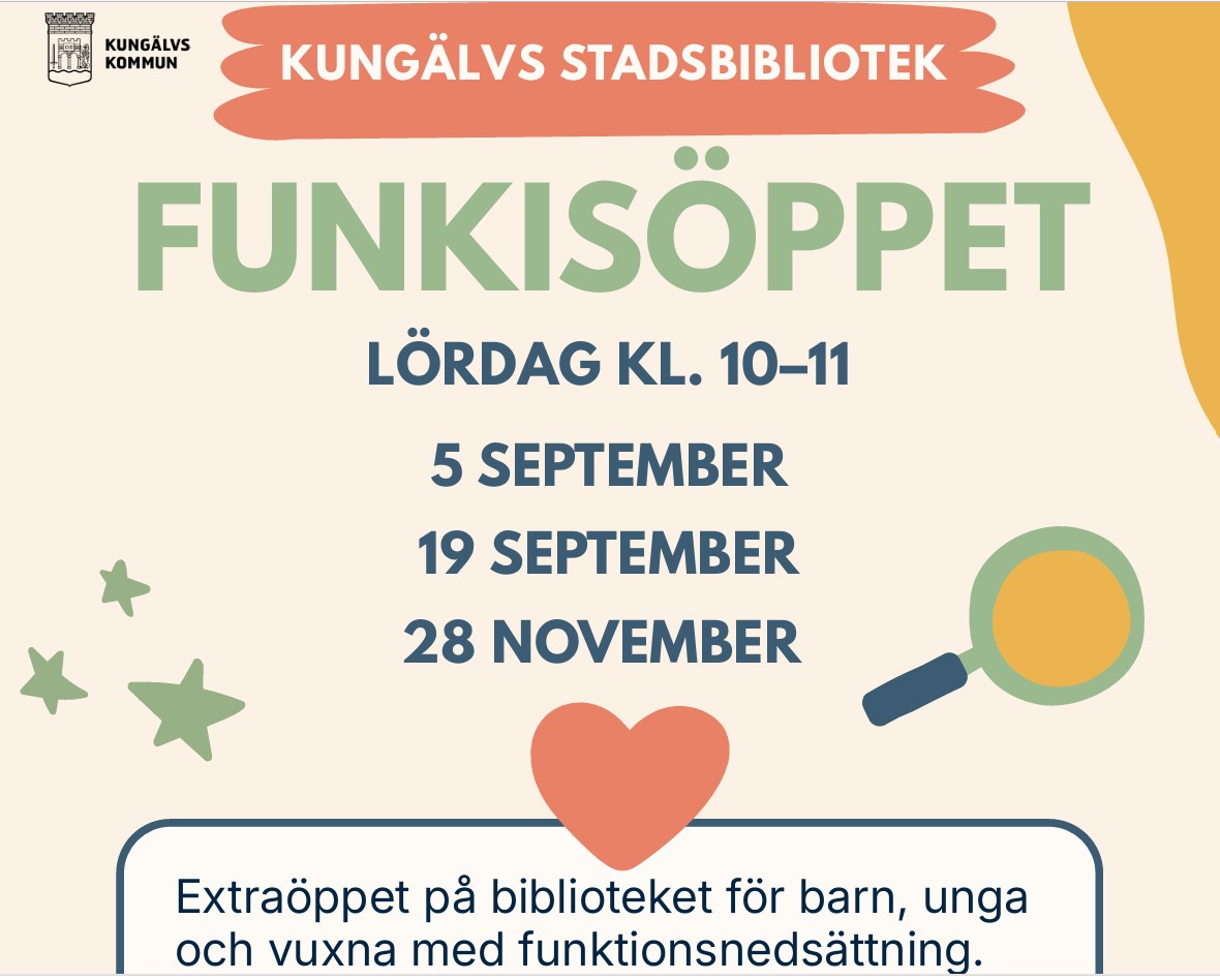 Bild Funkisöppet på biblioteket Bild Funkisöppet på biblioteket