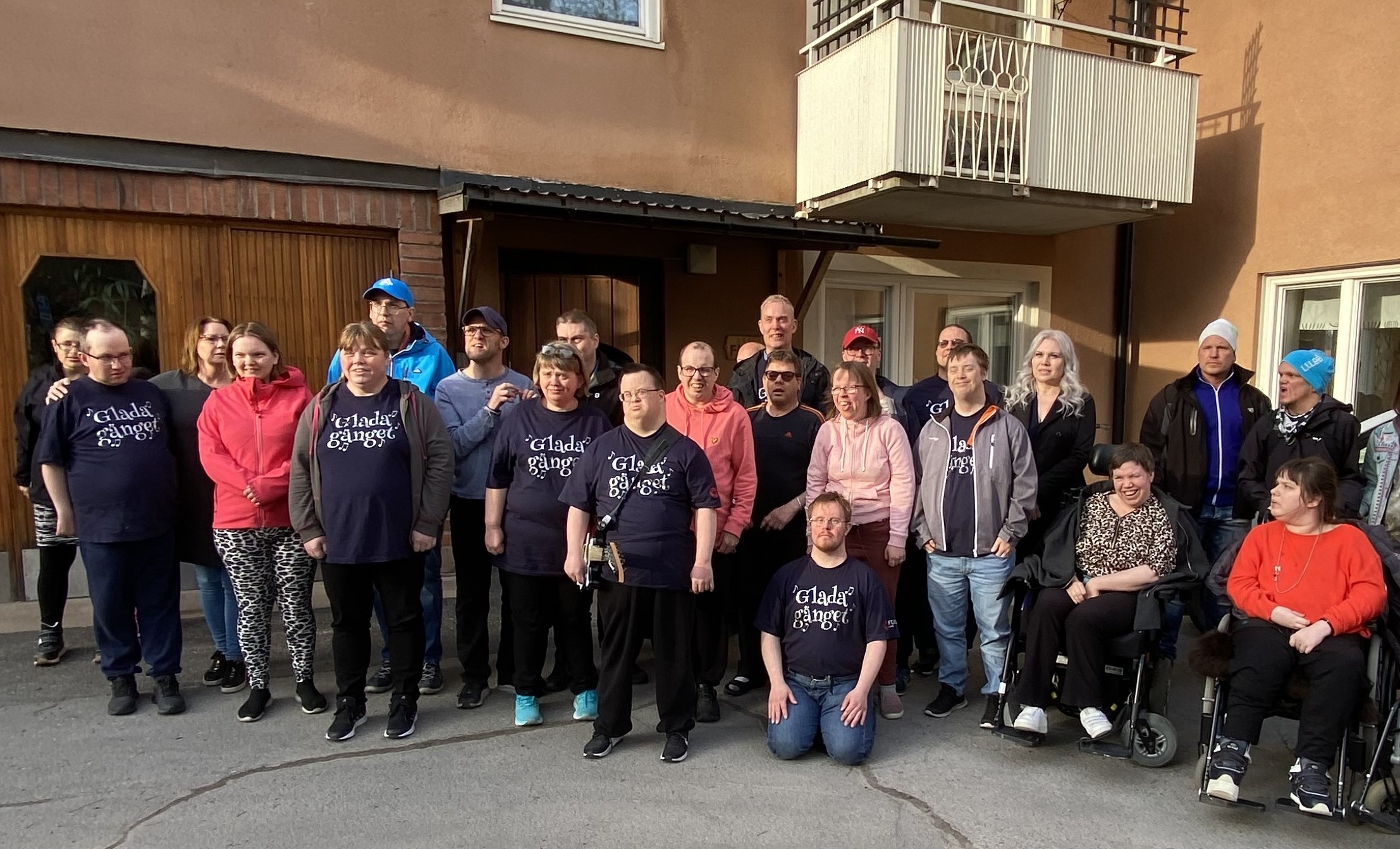 Glada gänget gruppbild