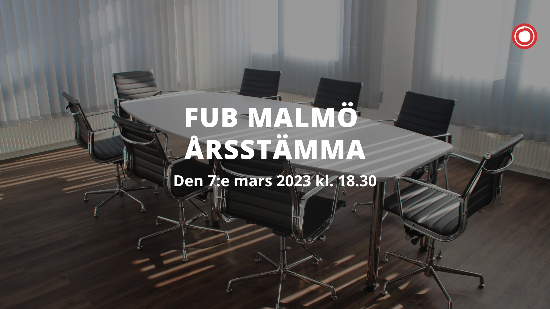 FUB Malmö årsstämma 2023