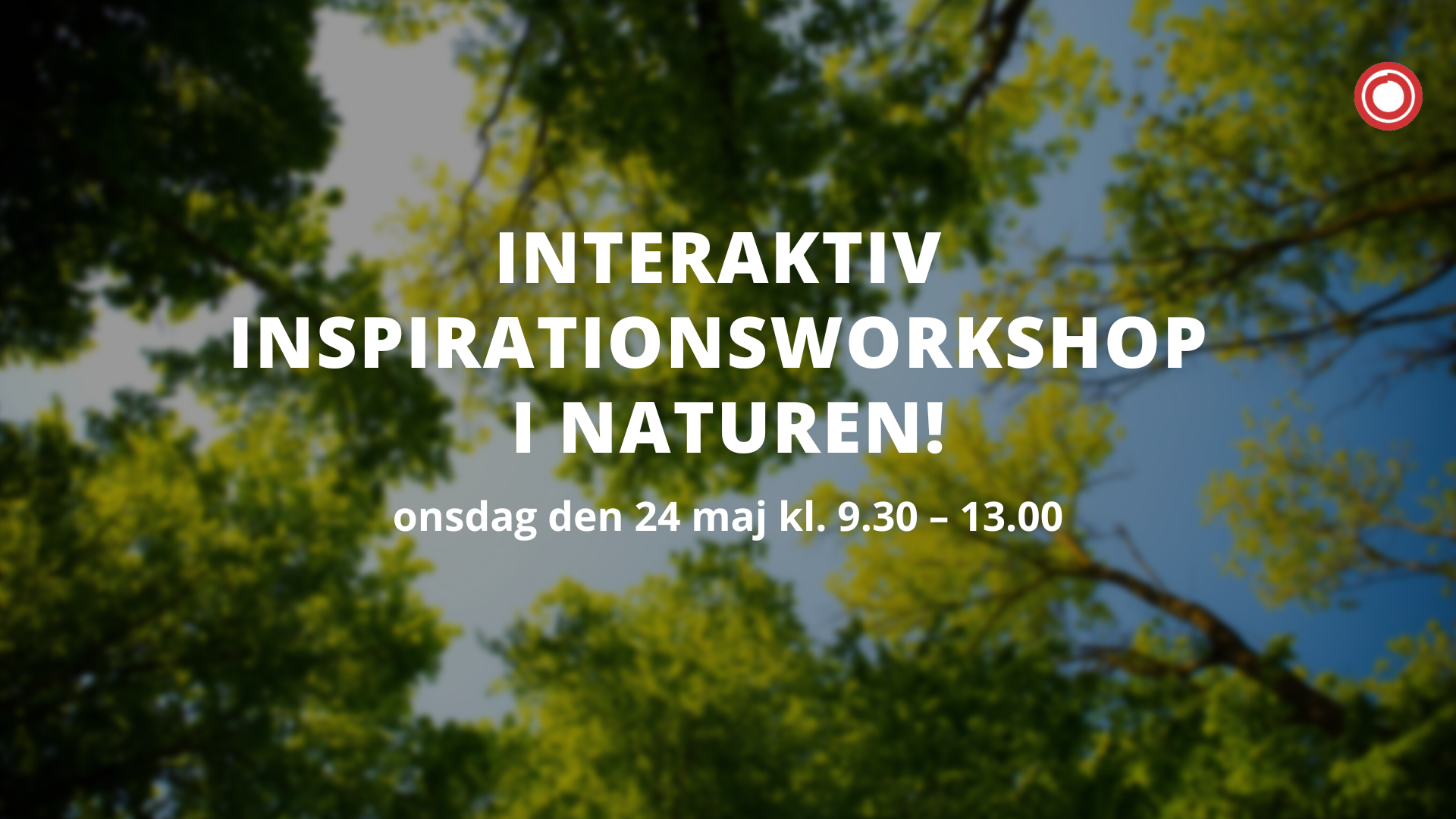 Interaktiv inspirationsworkshop i naturen med arvsfondsprojektet Sinnesbad!