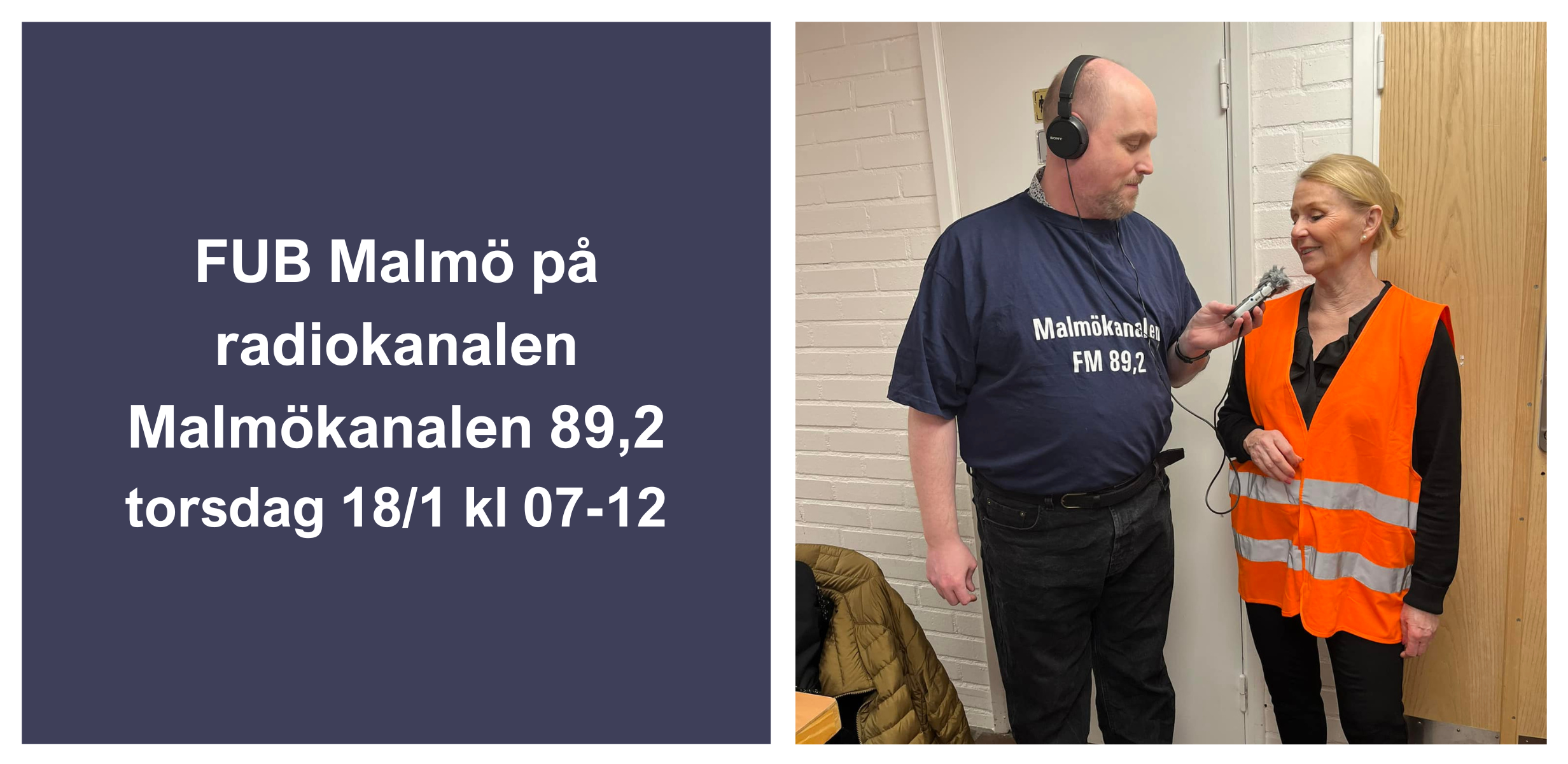 FUB Malmö på radiokanalen Malmökanalen
