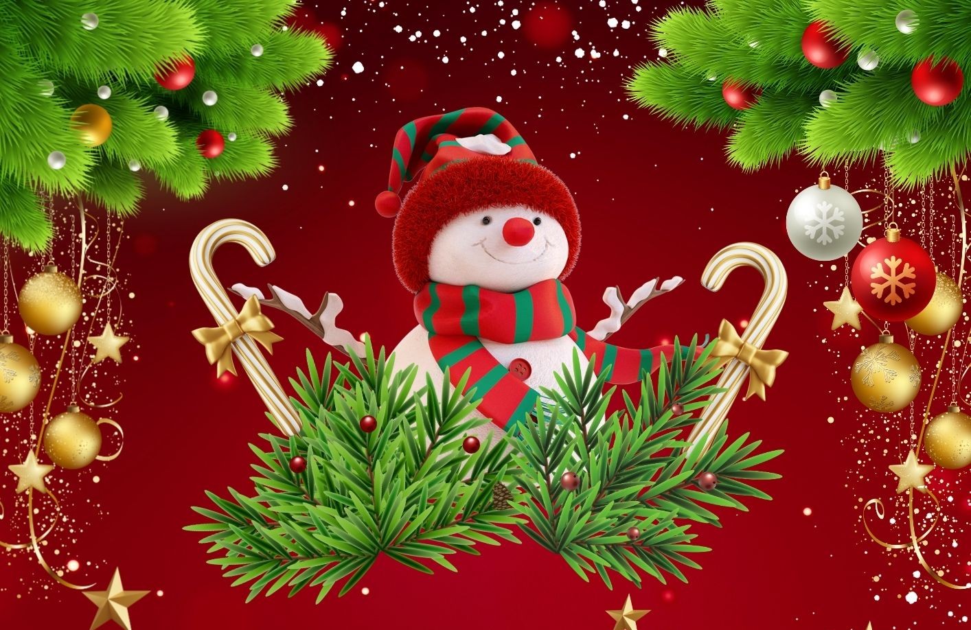 Red Christmas Party Flyer