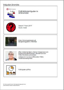 Exempel på inbjudan till årsmöte med bildstöd