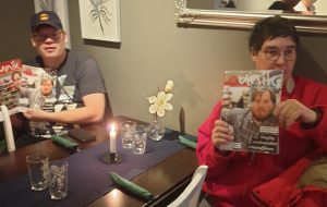 AW med FUB Ale. Anders Carlsson och Gisela Nääf läser Unik.