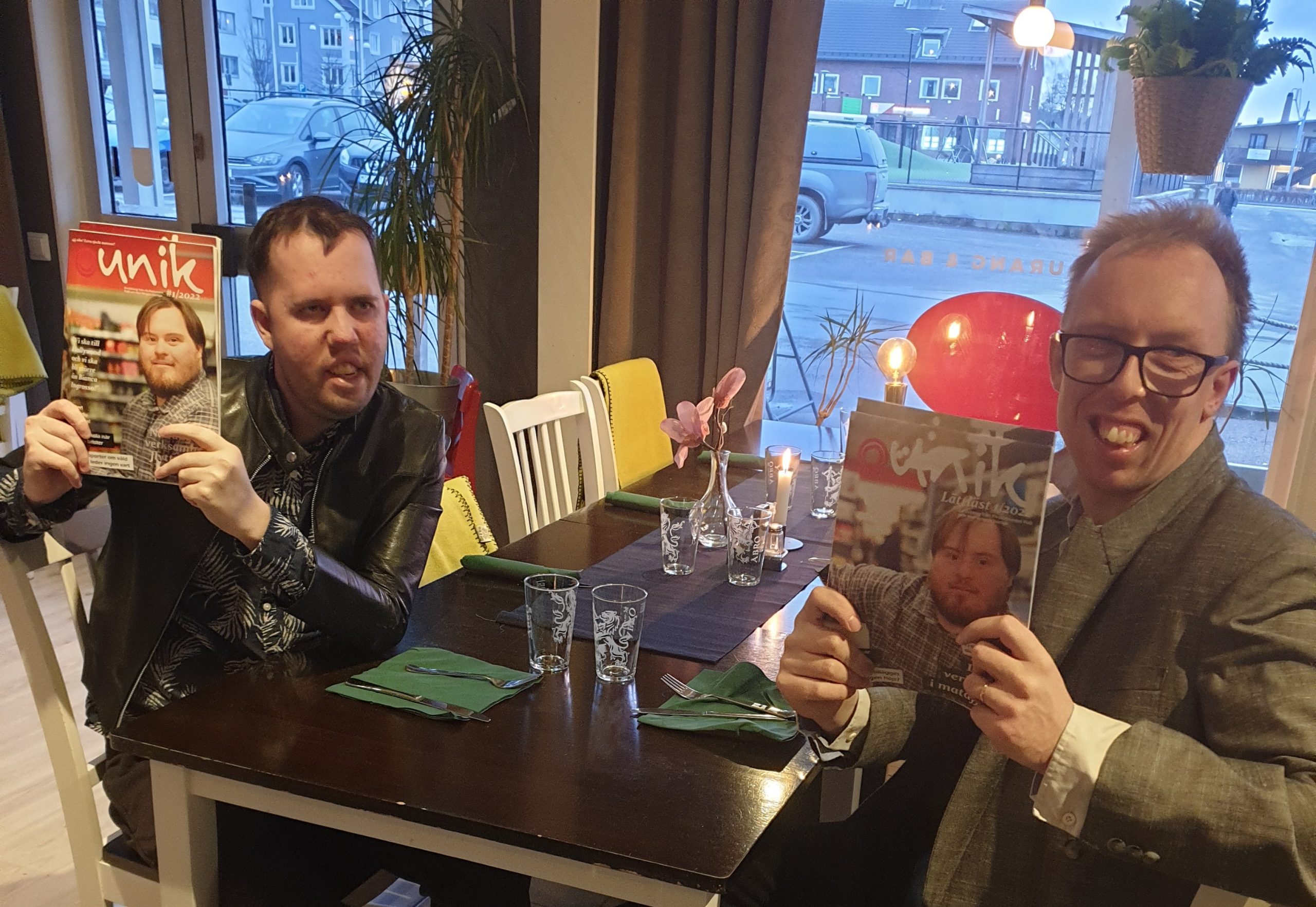 AW med FUB Ale. Tommy Andersson och Dennis Andersson läser Unik.