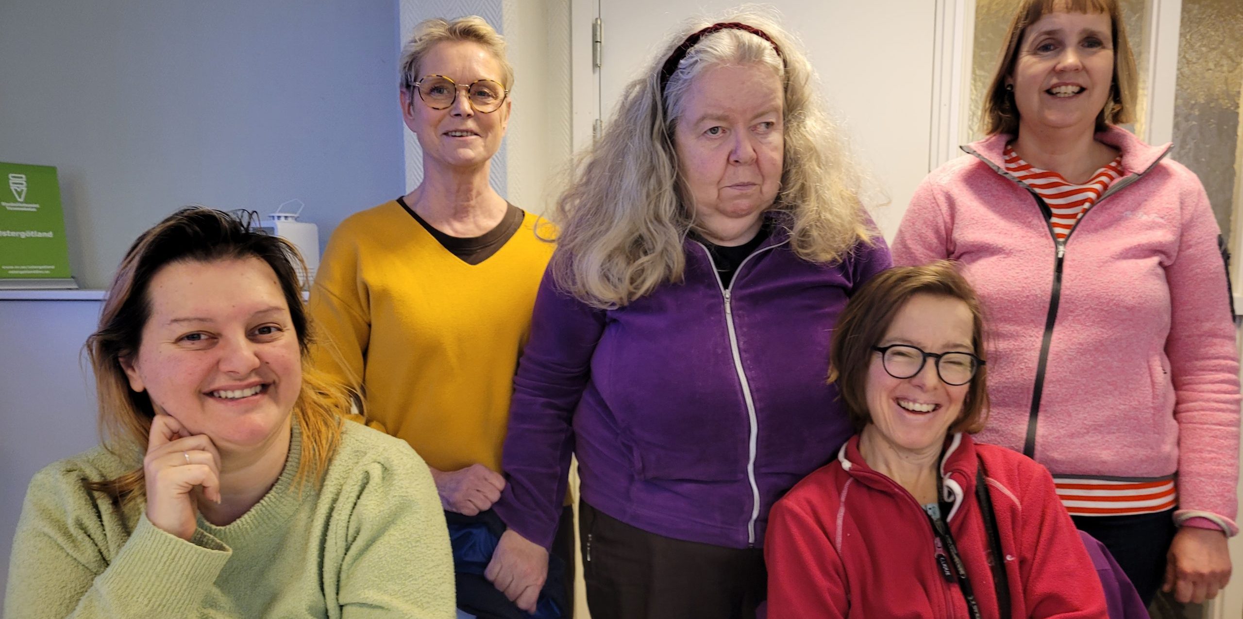 Linköpingsgruppen i projektet Mötas och må bra.